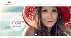 Desktop Screenshot of cosmetic-praxis.ch